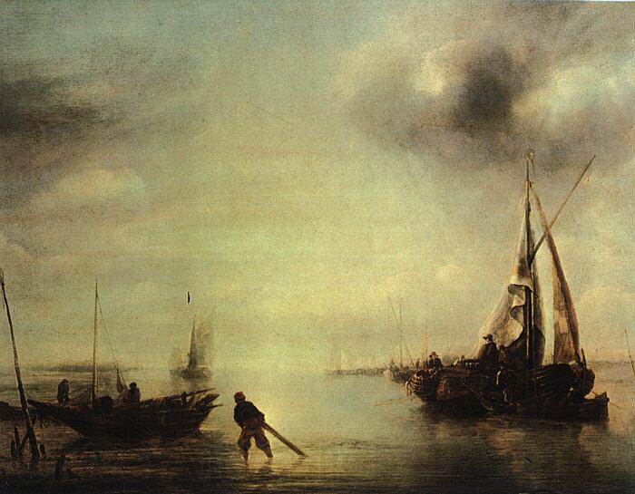 Jan van de Cappelle Becalmed